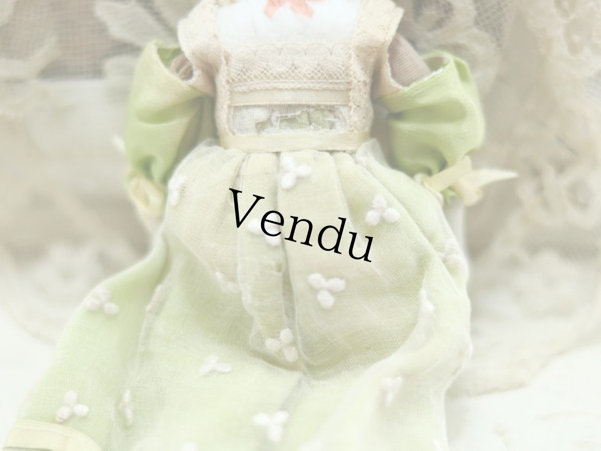 画像9: Bonnet China Head Doll / Hertwig /8in (9)