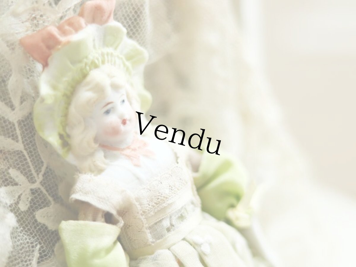 画像5: Bonnet China Head Doll / Hertwig /8in (5)