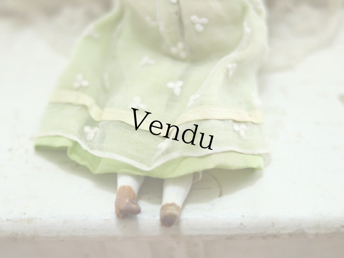 画像10: Bonnet China Head Doll / Hertwig /8in (10)