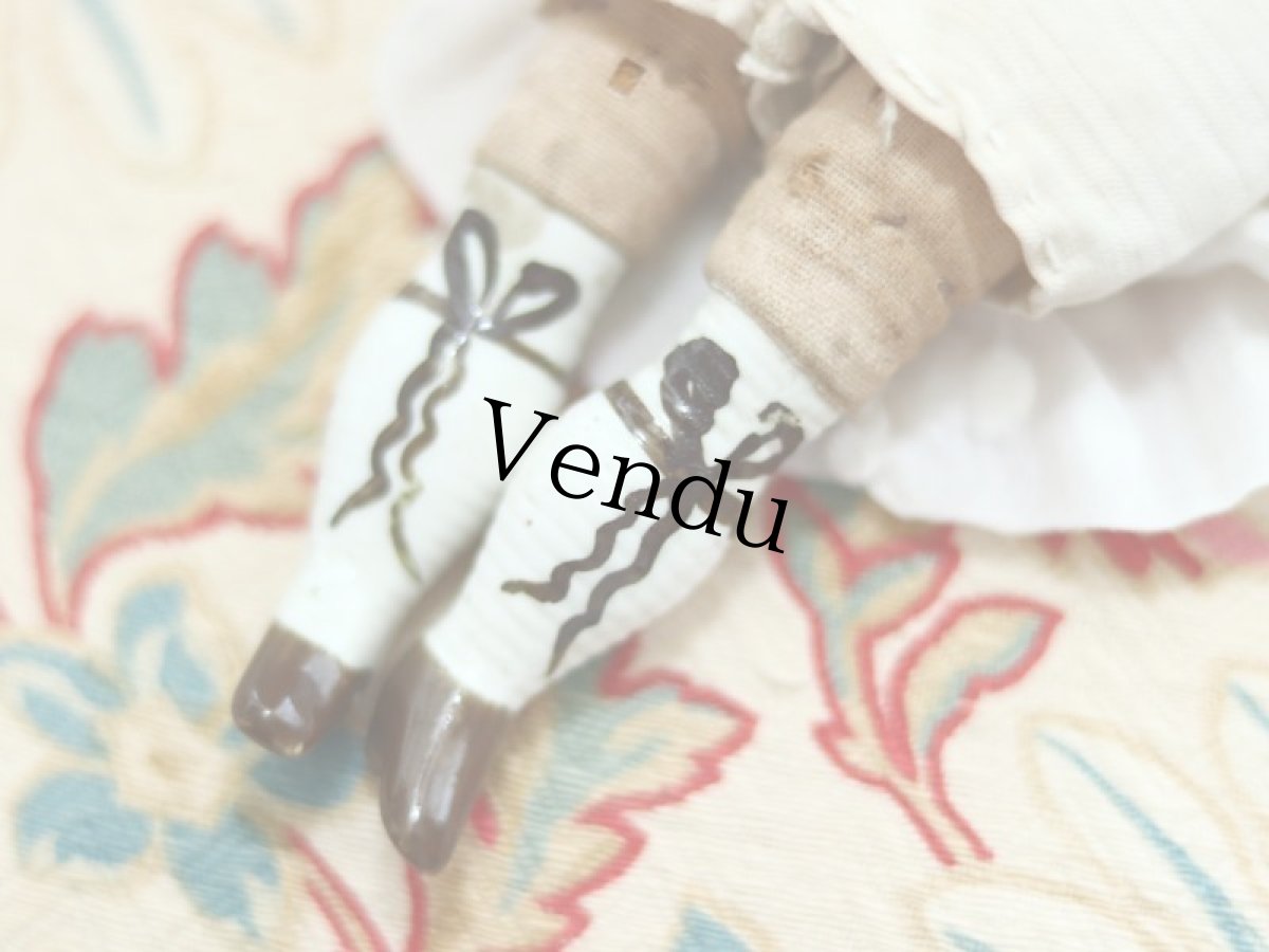 画像11: Bonnet China Head Doll / Hertwig /10.5in (11)