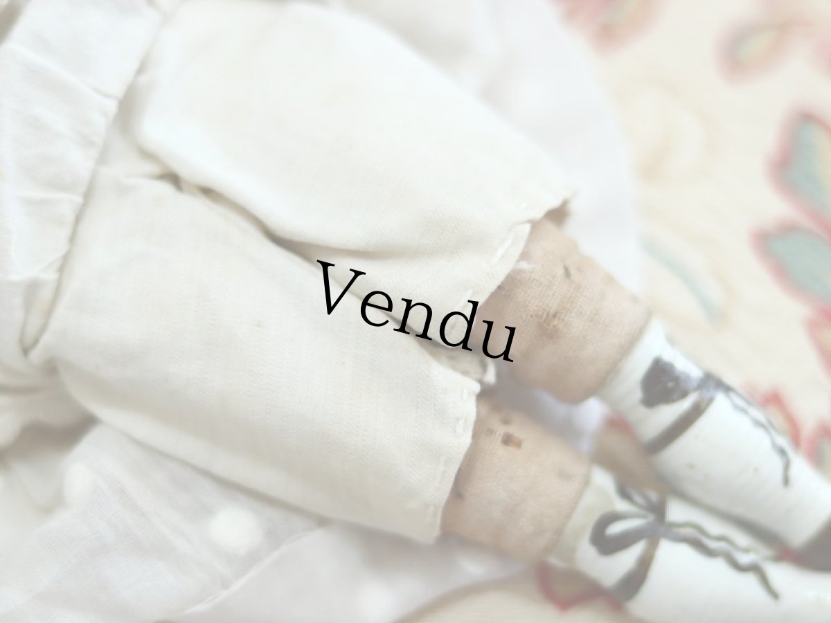 画像10: Bonnet China Head Doll / Hertwig /10.5in (10)