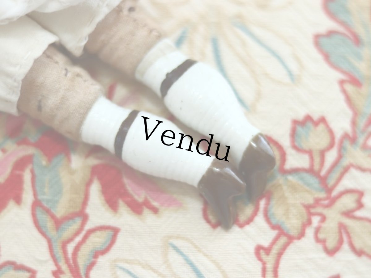 画像12: Bonnet China Head Doll / Hertwig /10.5in (12)