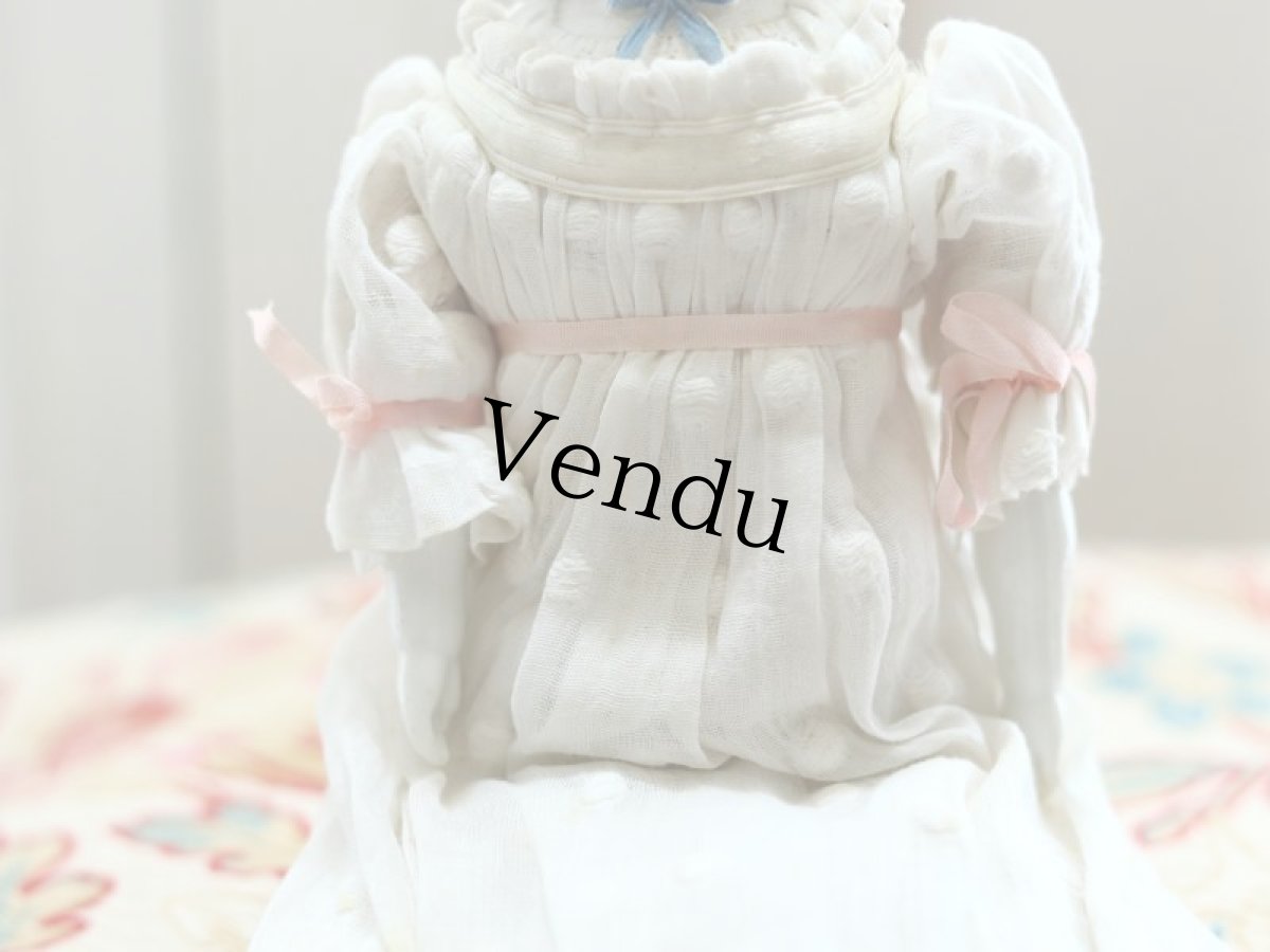 画像7: Bonnet China Head Doll / Hertwig /10.5in (7)