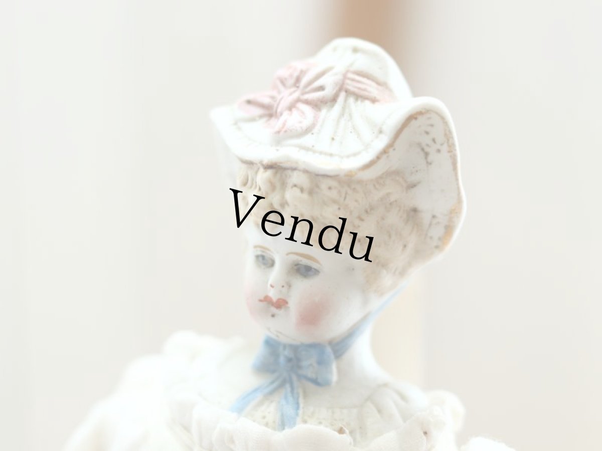画像6: Bonnet China Head Doll / Hertwig /10.5in (6)