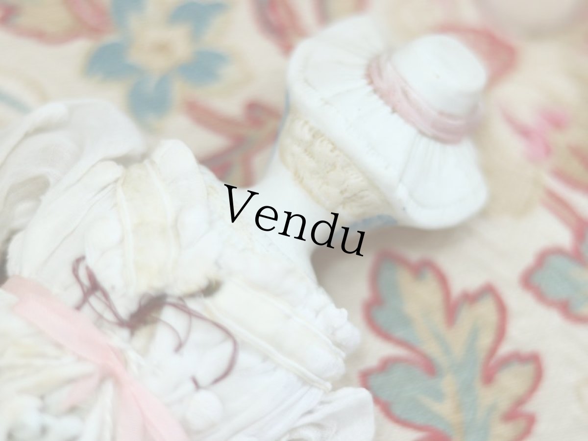 画像14: Bonnet China Head Doll / Hertwig /10.5in (14)
