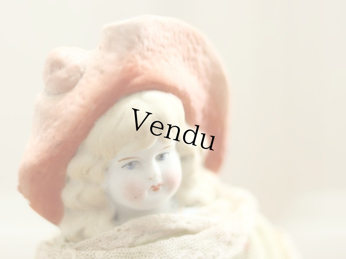 画像5: Bonnet China Head Doll / Hertwig /11in (5)