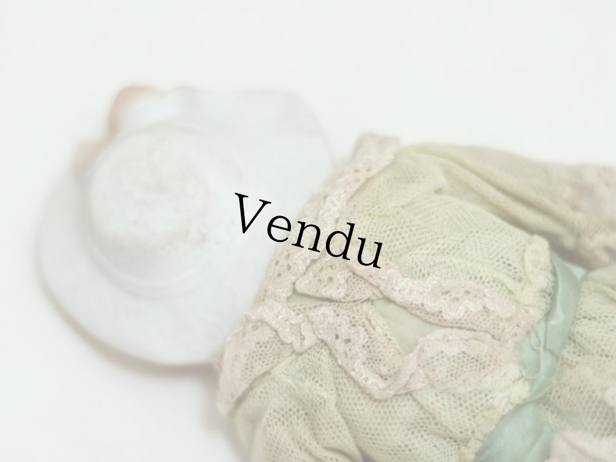 画像11: Bonnet China Head Doll / Hertwig /11in (11)