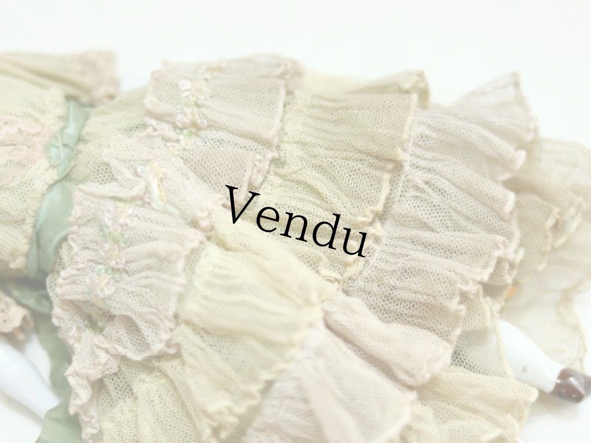 画像12: Bonnet China Head Doll / Hertwig /11in (12)