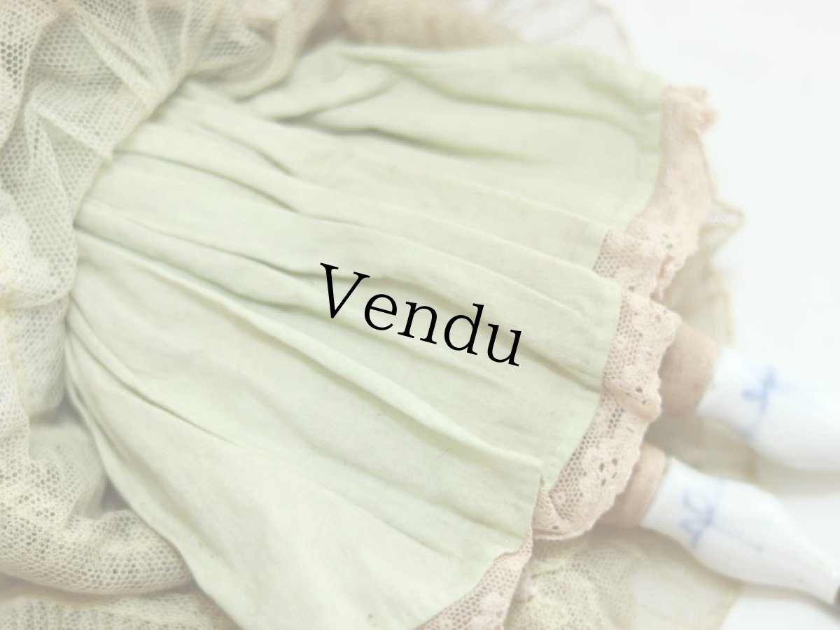 画像9: Bonnet China Head Doll / Hertwig /11in (9)