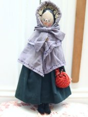 画像1: Wooden Peg Doll A (1)