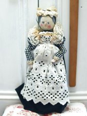 画像1: Wooden Peg Doll B (1)