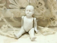 画像2: White All Bisque Doll Set (2)