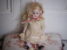 画像1: Kestner all bisque lavender socks//8.5in (1)