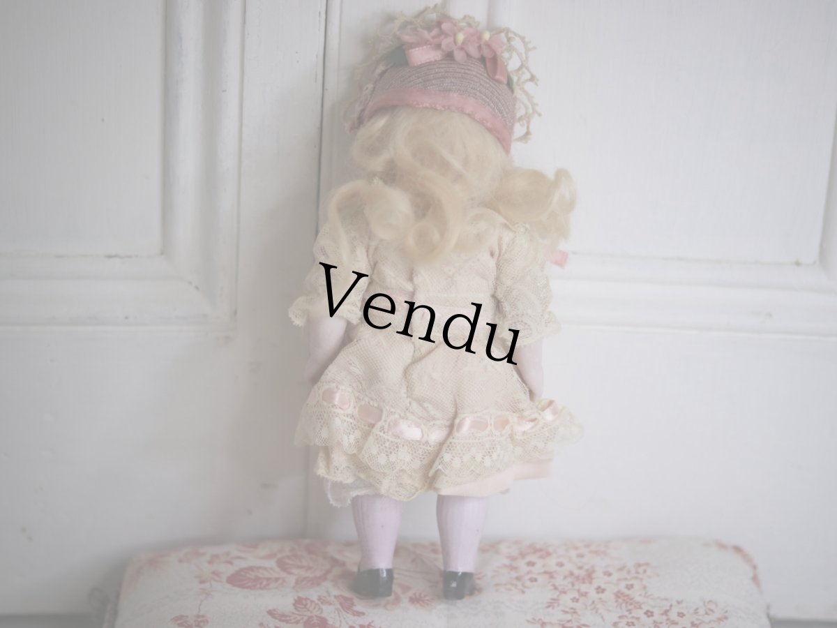 画像7: Kestner all bisque lavender socks//8.5in (7)