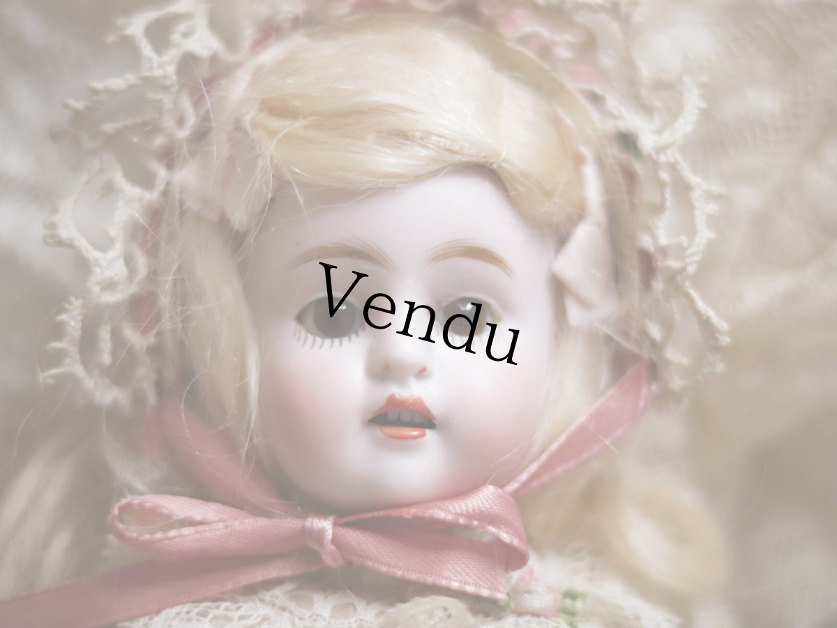 画像3: Kestner all bisque lavender socks//8.5in (3)