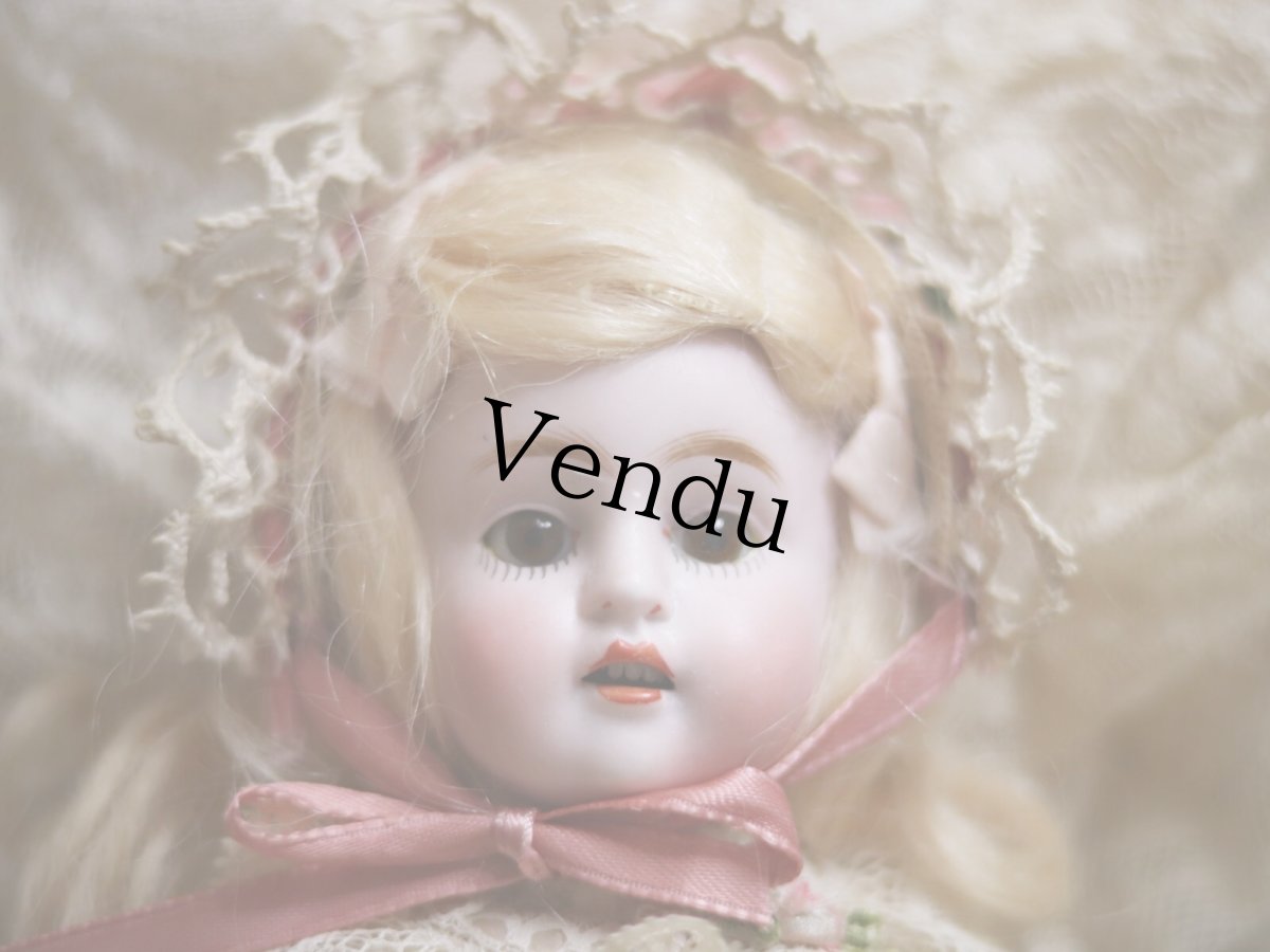 画像2: Kestner all bisque lavender socks//8.5in (2)