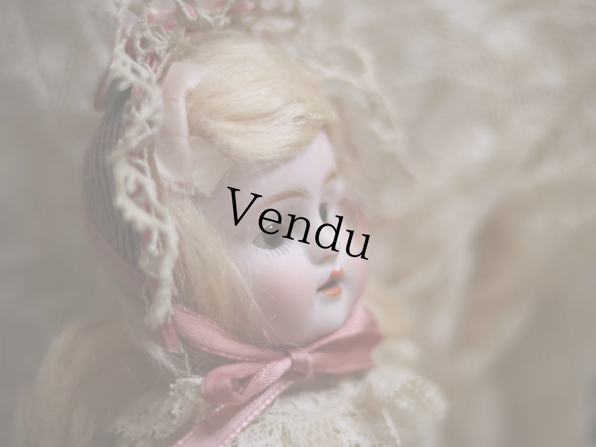 画像4: Kestner all bisque lavender socks//8.5in (4)