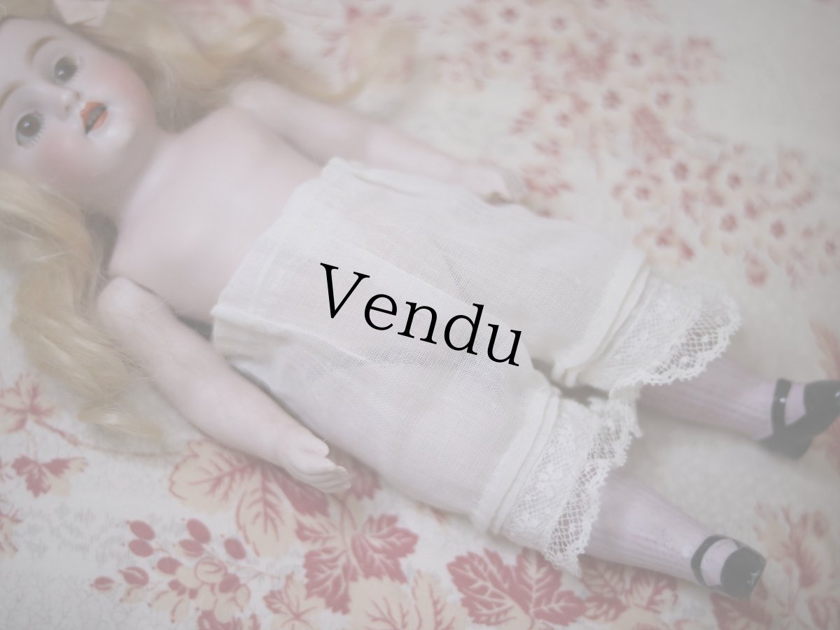 画像11: Kestner all bisque lavender socks//8.5in (11)