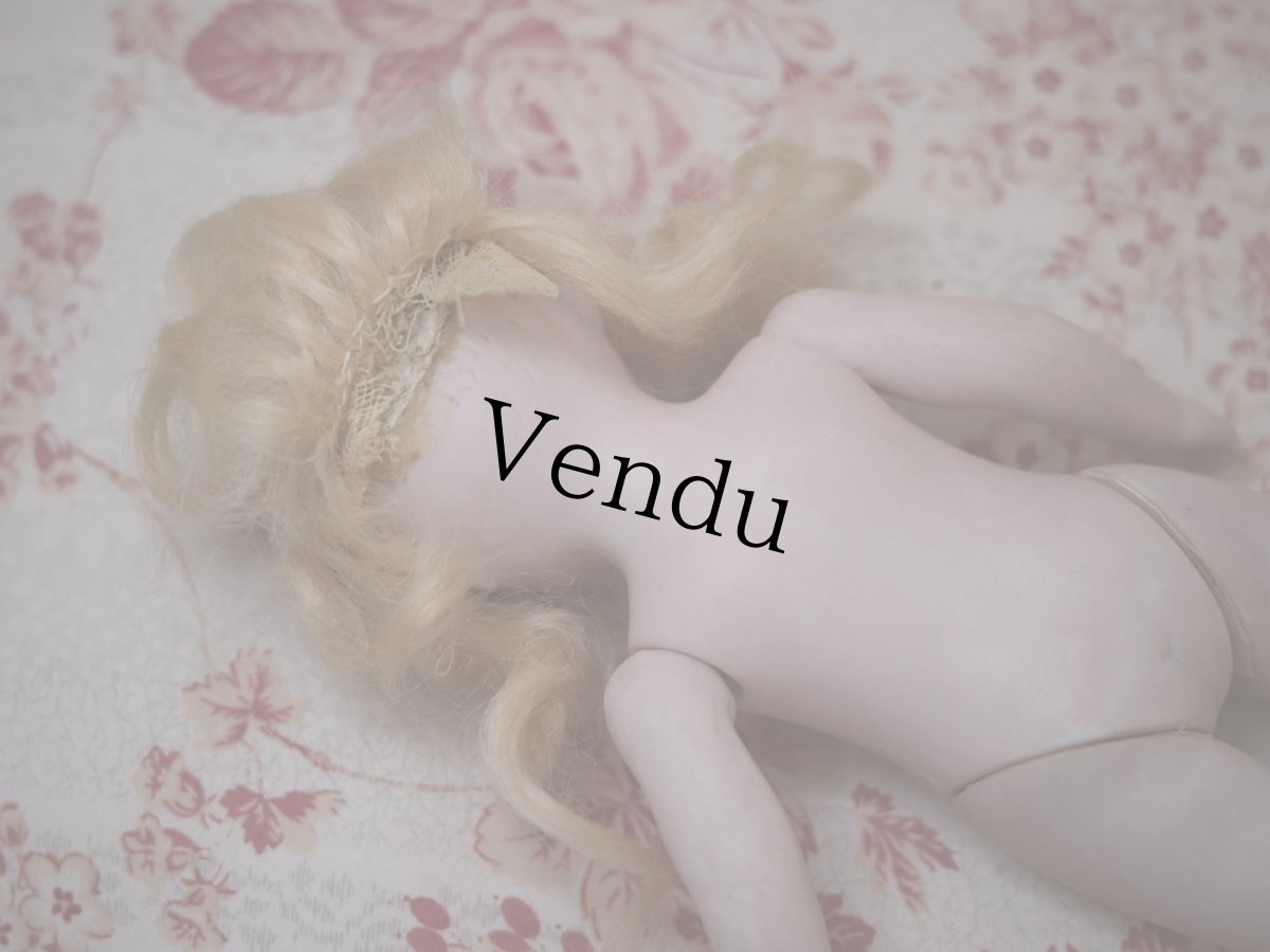 画像14: Kestner all bisque lavender socks//8.5in (14)