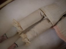 画像11: Victorian Blonde China Head Doll Wearing a Pink Corset＆Pink Boots//6.7in (11)