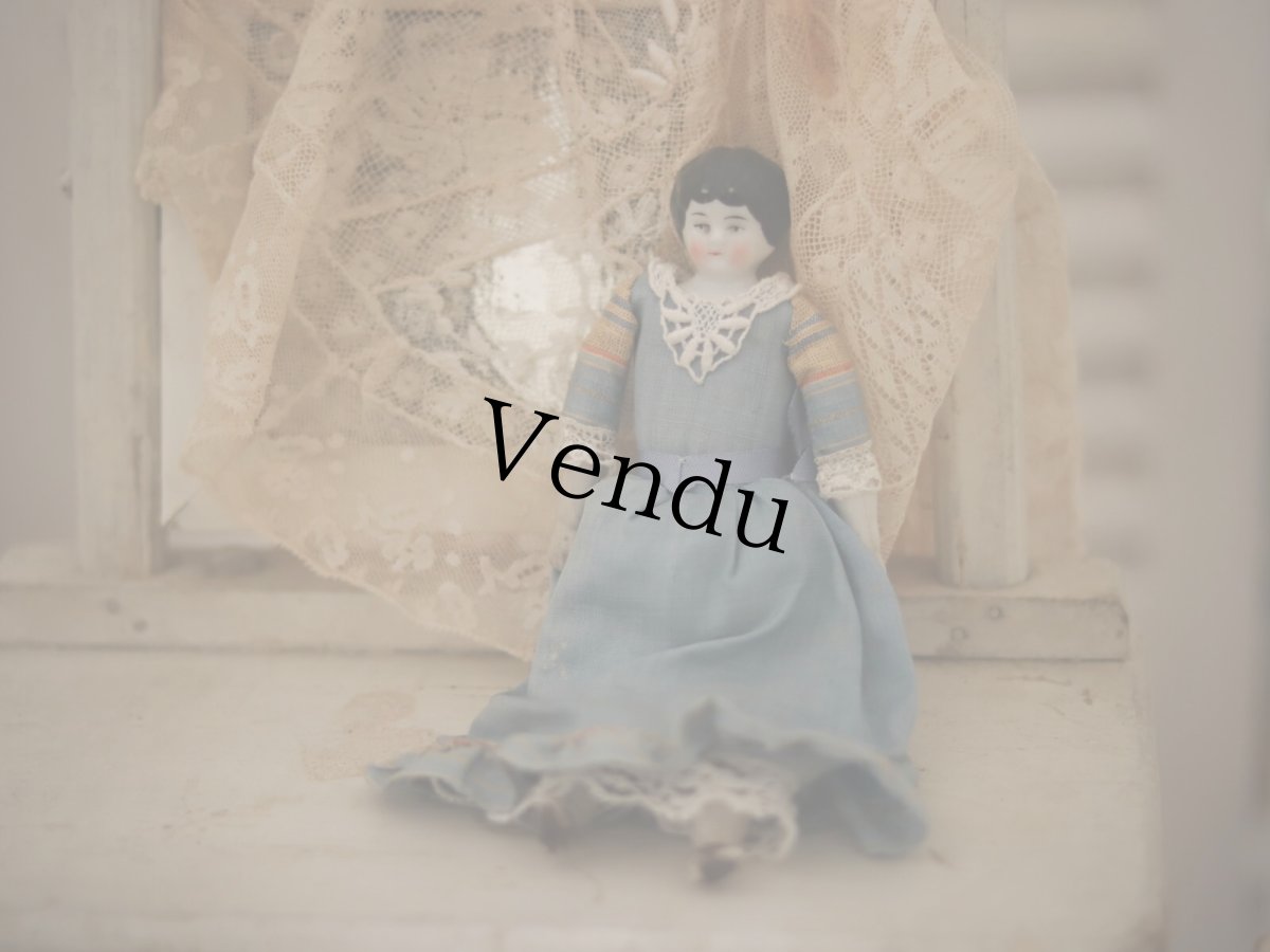 画像1: China Head Doll //7.4in (1)