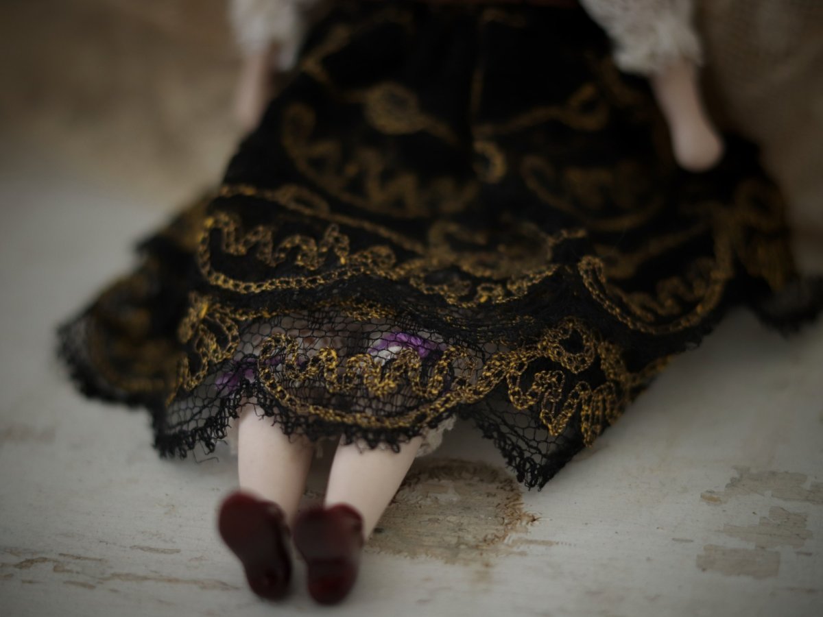 画像4: China Head Doll //6.5in (4)