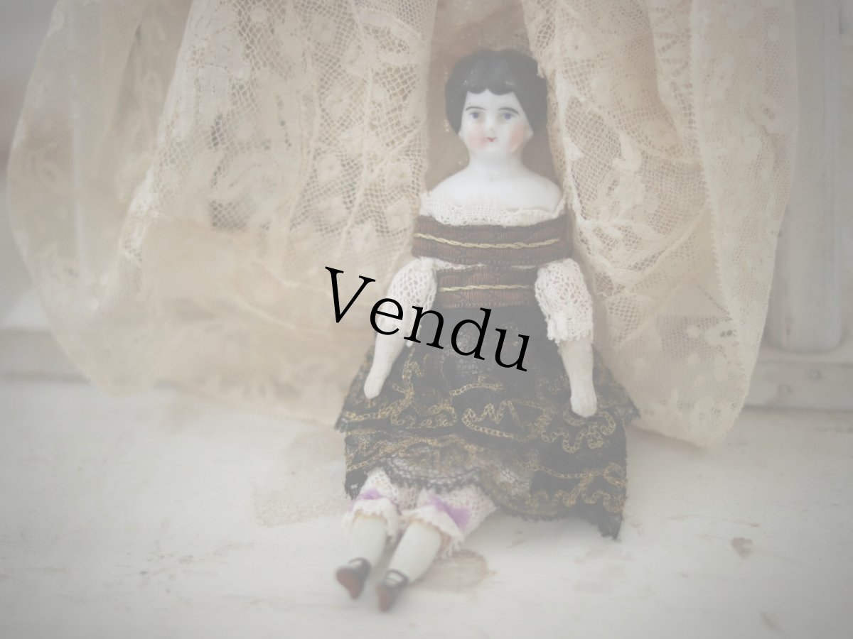 画像1: China Head Doll //6.7in (1)