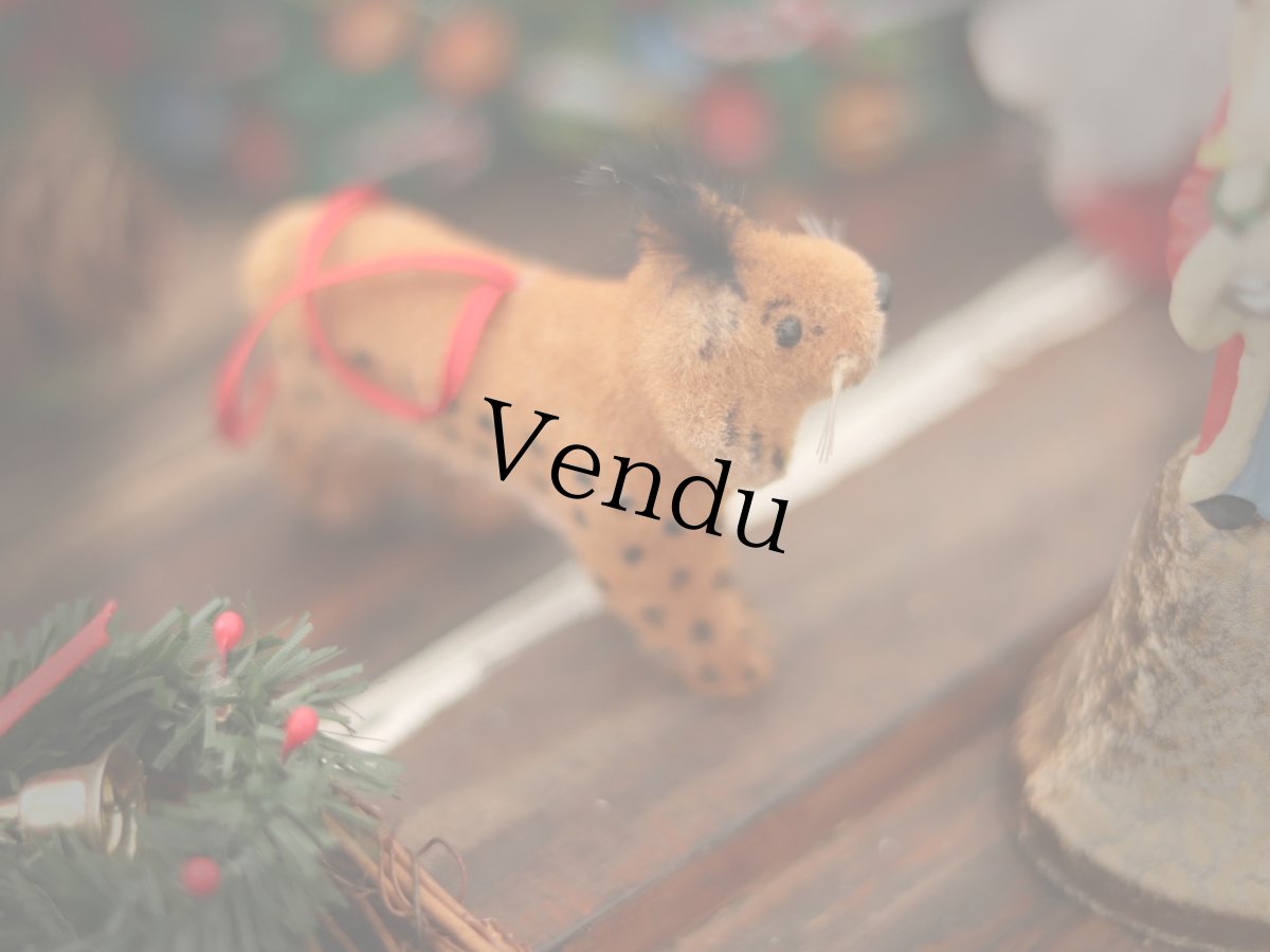 画像17: Wagner Handwork  小さな動物たちシリーズ/赤いリボンのクリスマスオーナメント / Wagner Künstlerschutz (17)