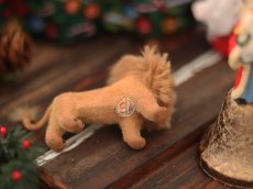 画像8: Wagner Handwork  小さな動物たちシリーズ/赤いリボンのクリスマスオーナメント / Wagner Künstlerschutz (8)