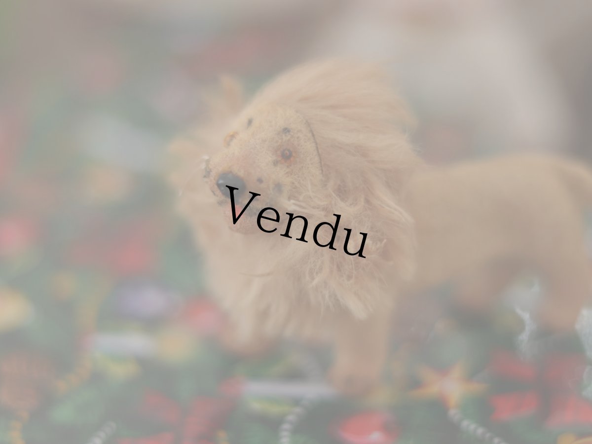 画像6: Wagner Handwork  小さな動物たちシリーズ/赤いリボンのクリスマスオーナメント / Wagner Künstlerschutz (6)