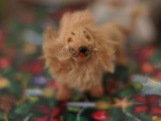 画像4: Wagner Handwork  小さな動物たちシリーズ/赤いリボンのクリスマスオーナメント / Wagner Künstlerschutz (4)