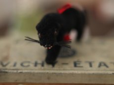 画像11: Wagner Handwork  小さな動物たちシリーズ/赤いリボンのクリスマスオーナメント / Wagner Künstlerschutz (11)