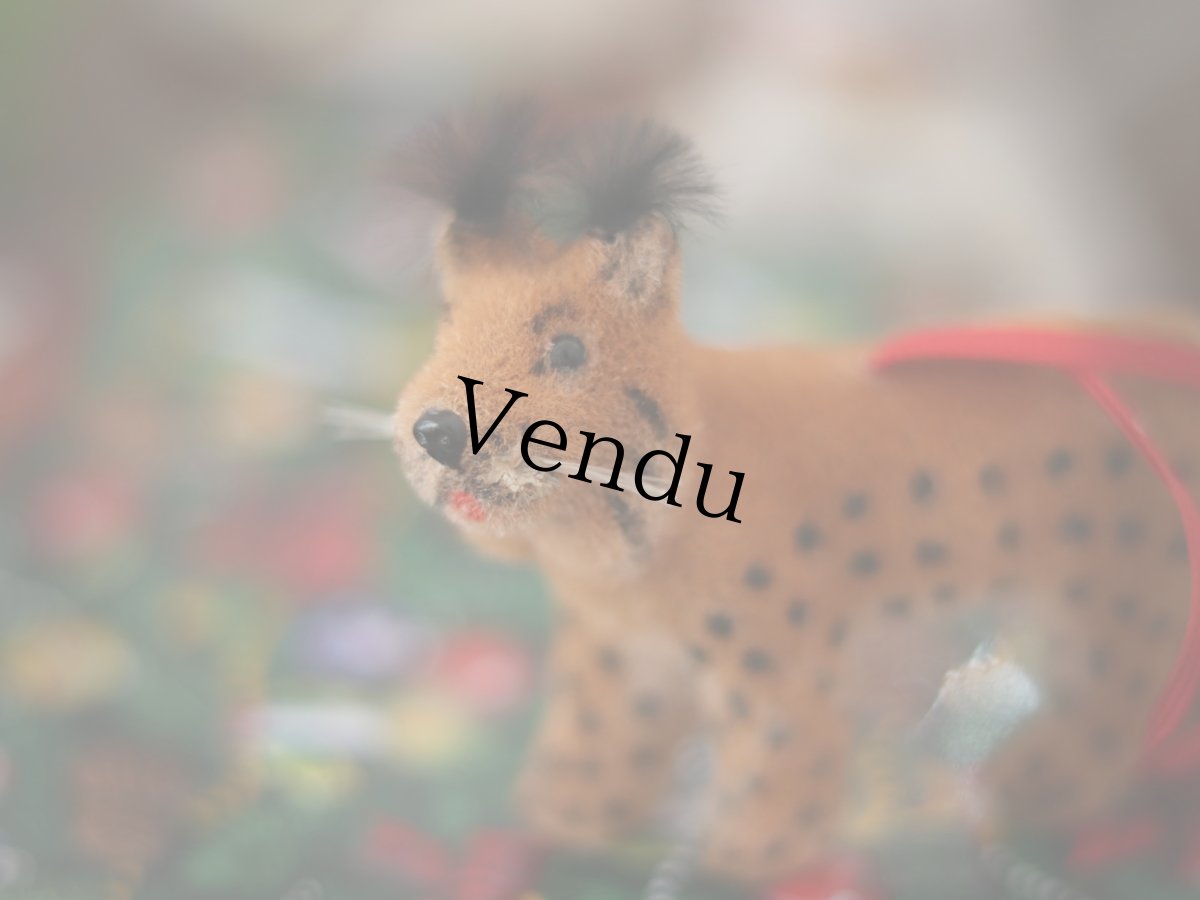 画像19: Wagner Handwork  小さな動物たちシリーズ/赤いリボンのクリスマスオーナメント / Wagner Künstlerschutz (19)