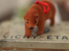 画像25: Wagner Handwork  小さな動物たちシリーズ/赤いリボンのクリスマスオーナメント / Wagner Künstlerschutz (25)