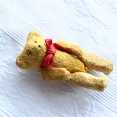 画像3: miniature teddy bear  赤リボン＊ (3)