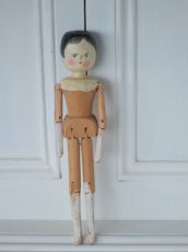 画像1: Wooden Peg Doll A (1)