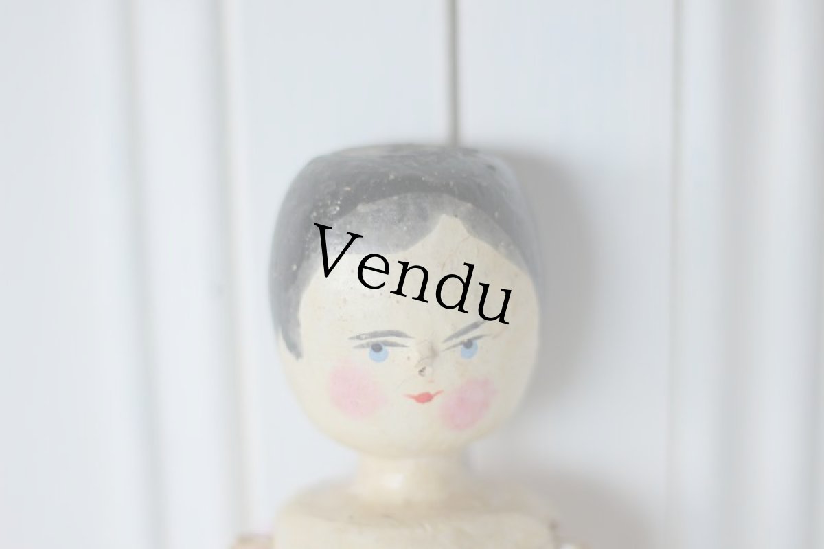 画像2: Wooden Peg Doll A (2)