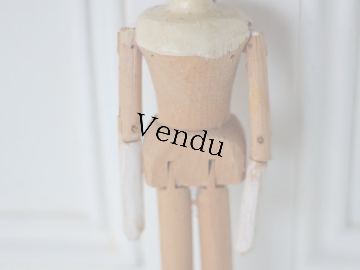 画像3: Wooden Peg Doll A (3)