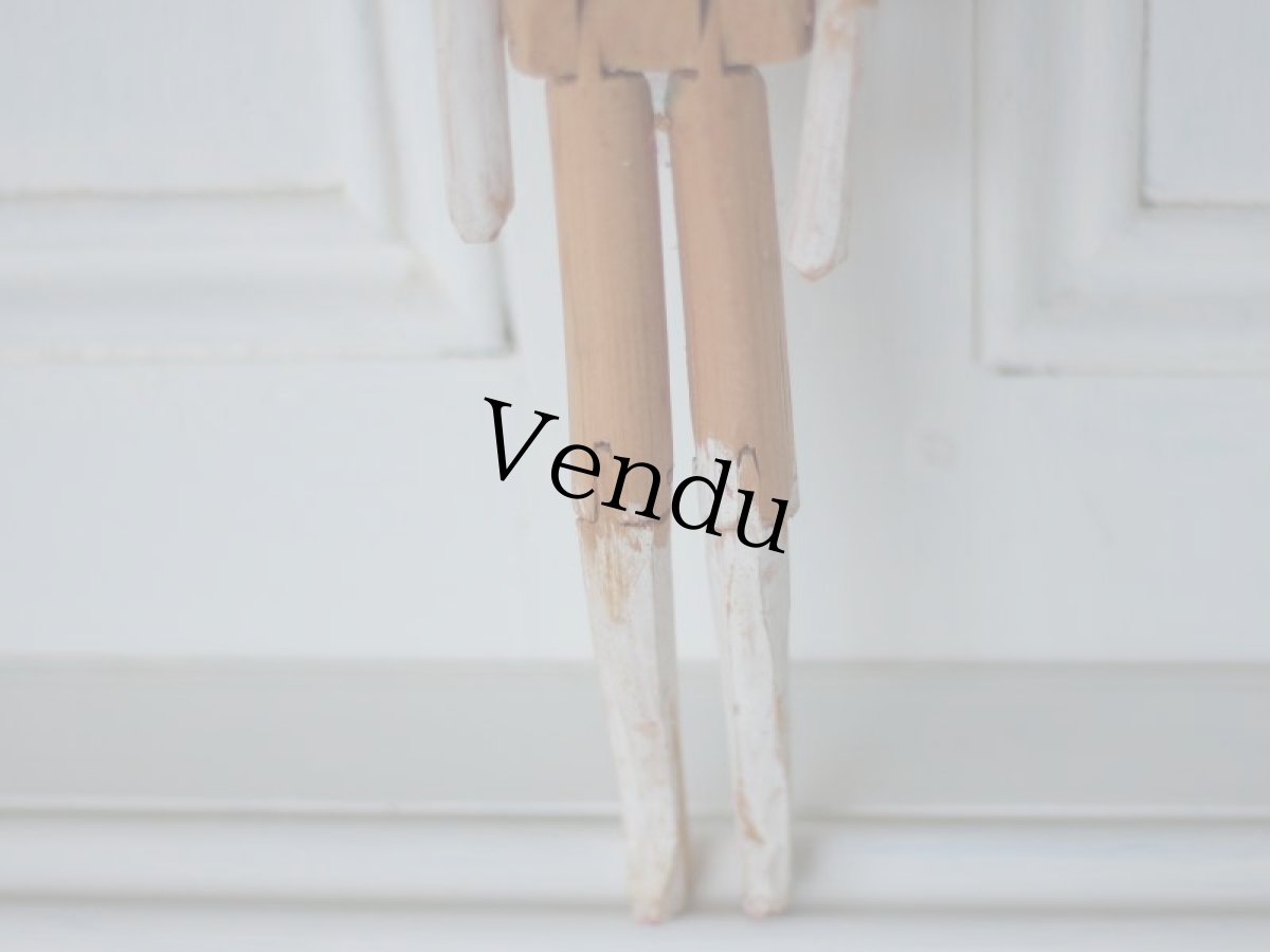 画像4: Wooden Peg Doll A (4)