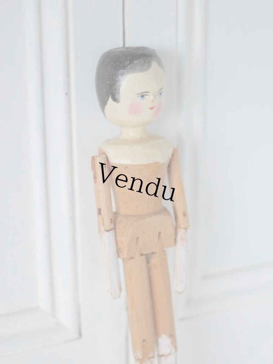 画像5: Wooden Peg Doll A (5)