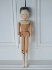 画像1: Wooden Peg Doll B (1)