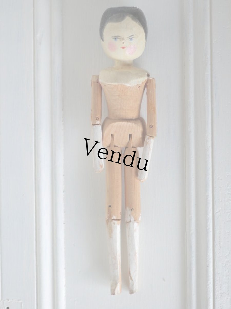 画像8: Wooden Peg Doll A (8)