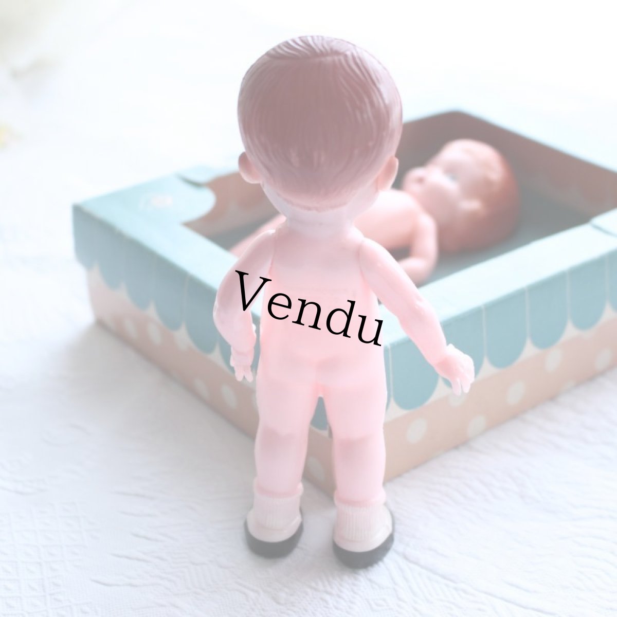 画像7: Knickerbockerちゃんペアー 箱入りセルロイドドール * (7)