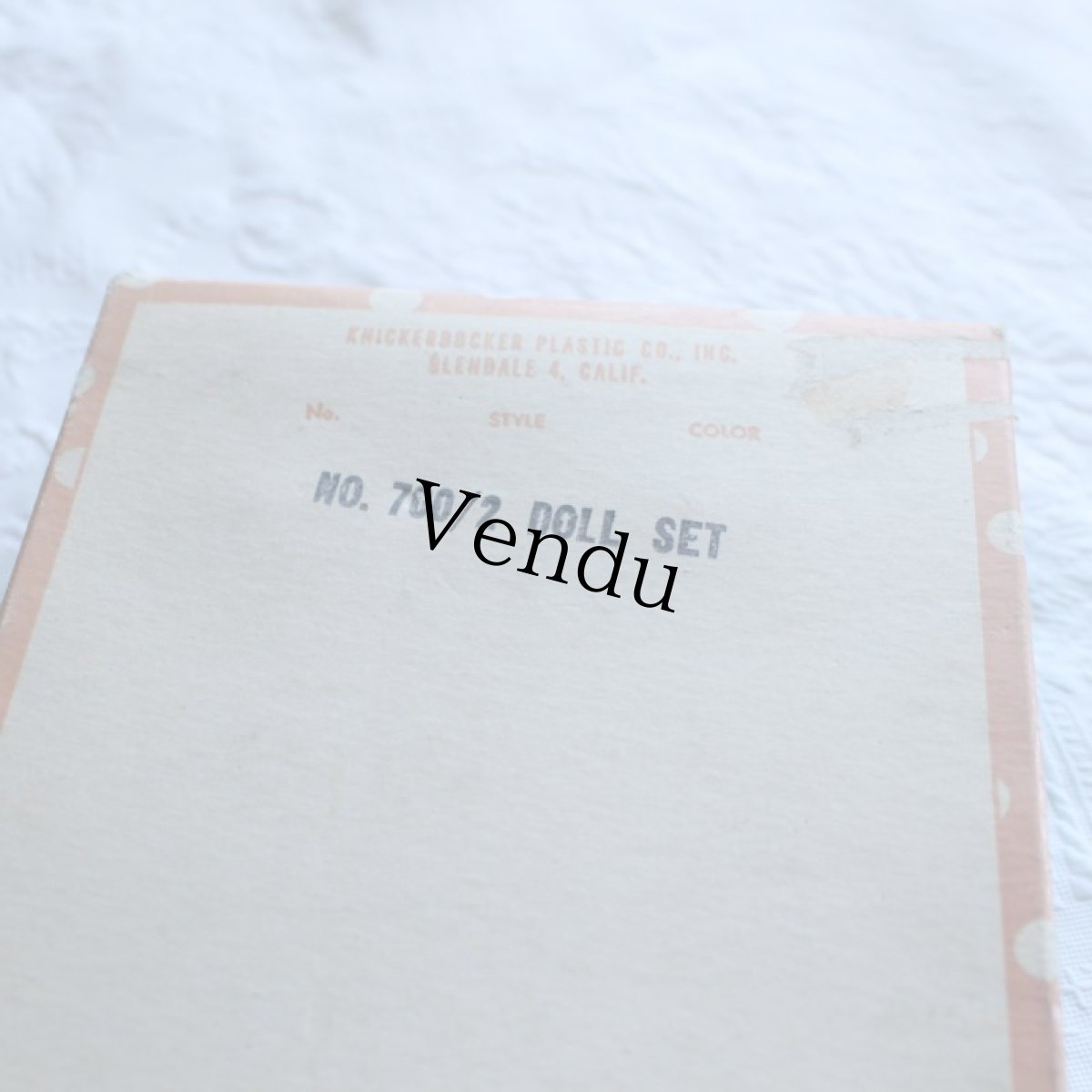 画像10: Knickerbockerちゃんペアー 箱入りセルロイドドール * (10)