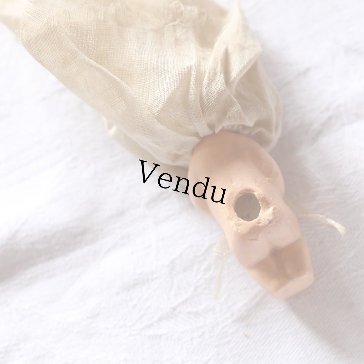 画像4: 小さな小さな洗礼服のベビービスクドール* (4)