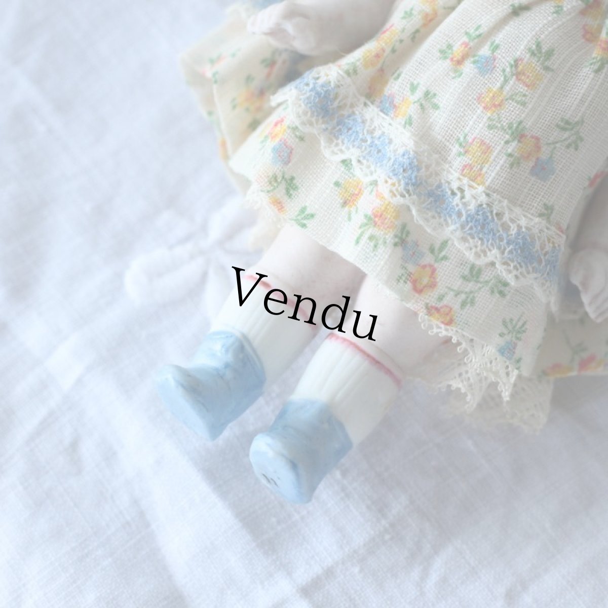 画像5: カールヘアの可愛いビスクドール ER08011811 (5)