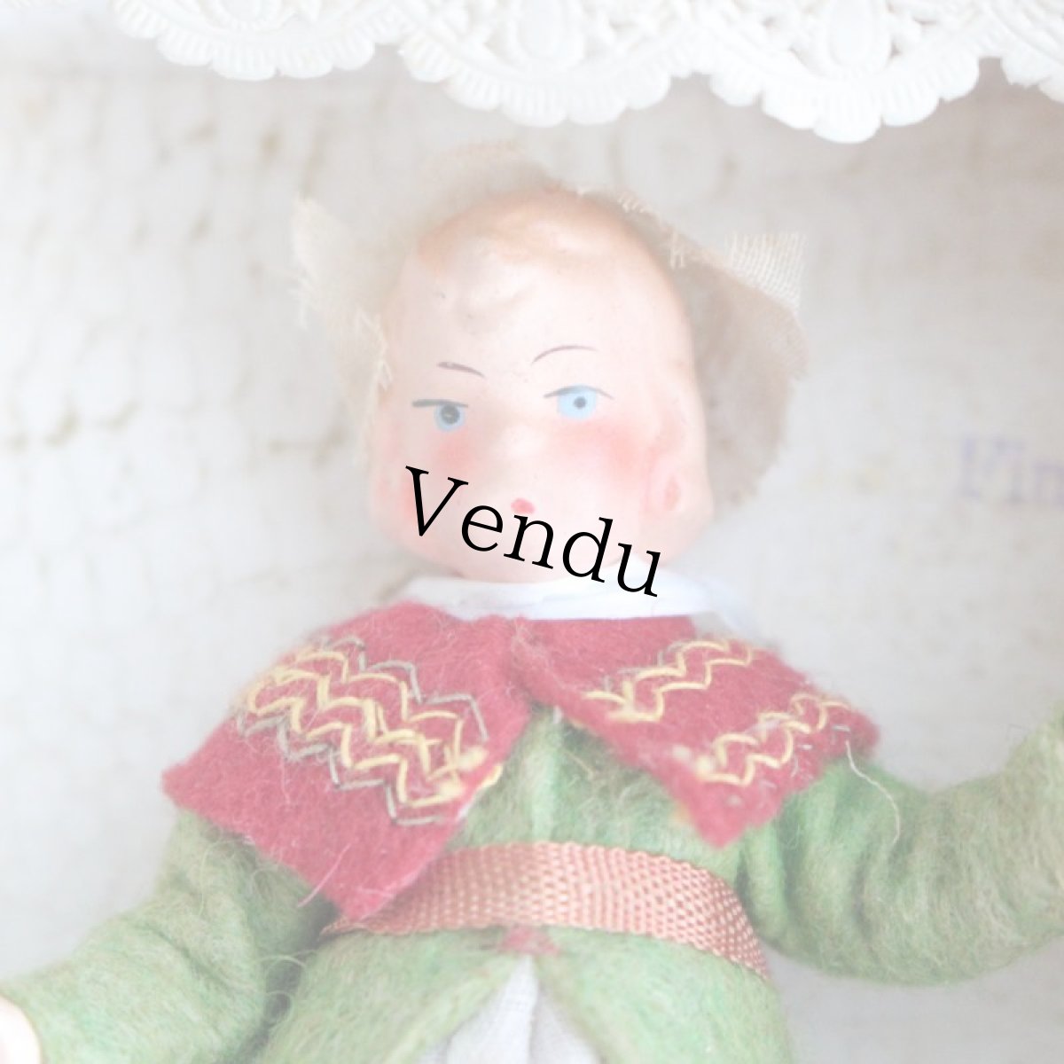 画像5: フィンランド衣装のビスクペアドール＊ (5)