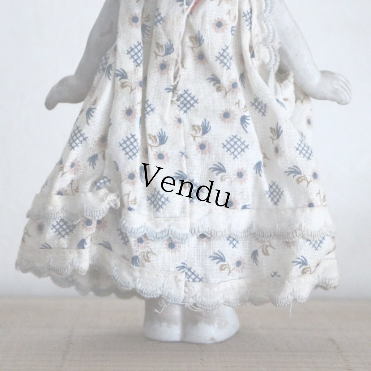 画像5: ブロンドカールのビスクドール (5)