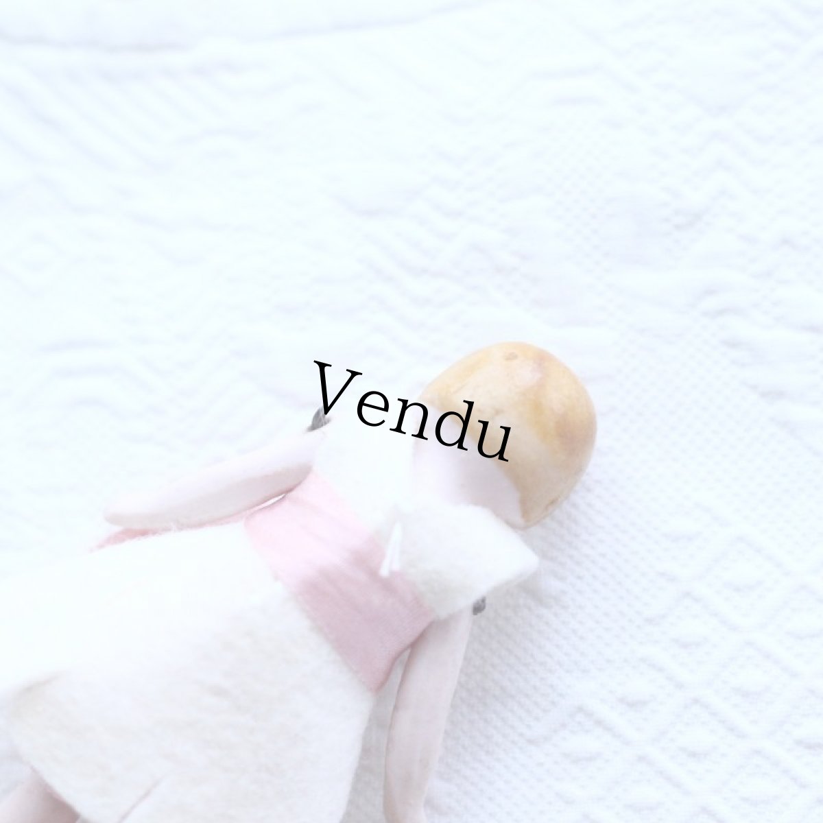 画像4: ピンクの大きなリボンの可愛いフラッパーガール* (4)