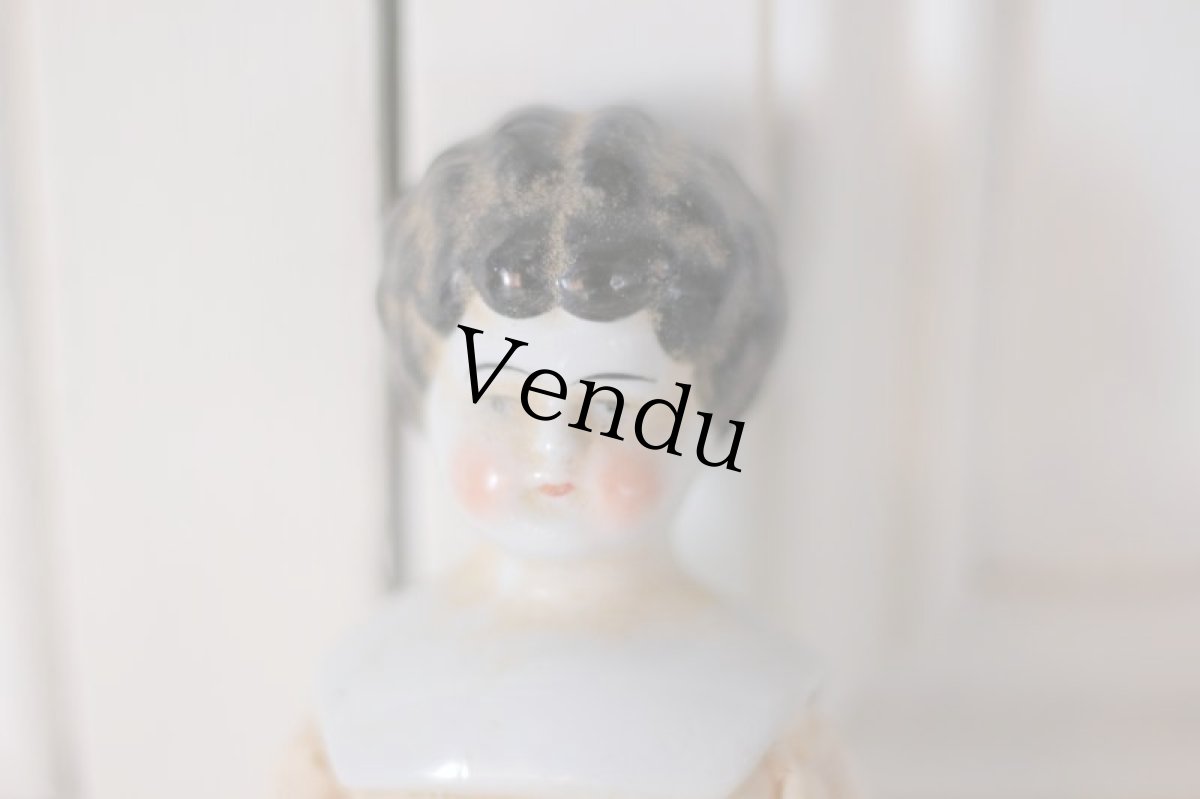 画像2: China head doll/チャイナヘッドドール//12-3/4in (2)